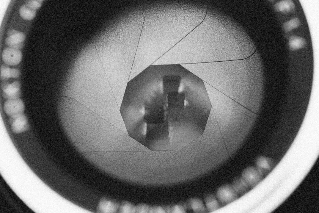 Close-up of a camera lens