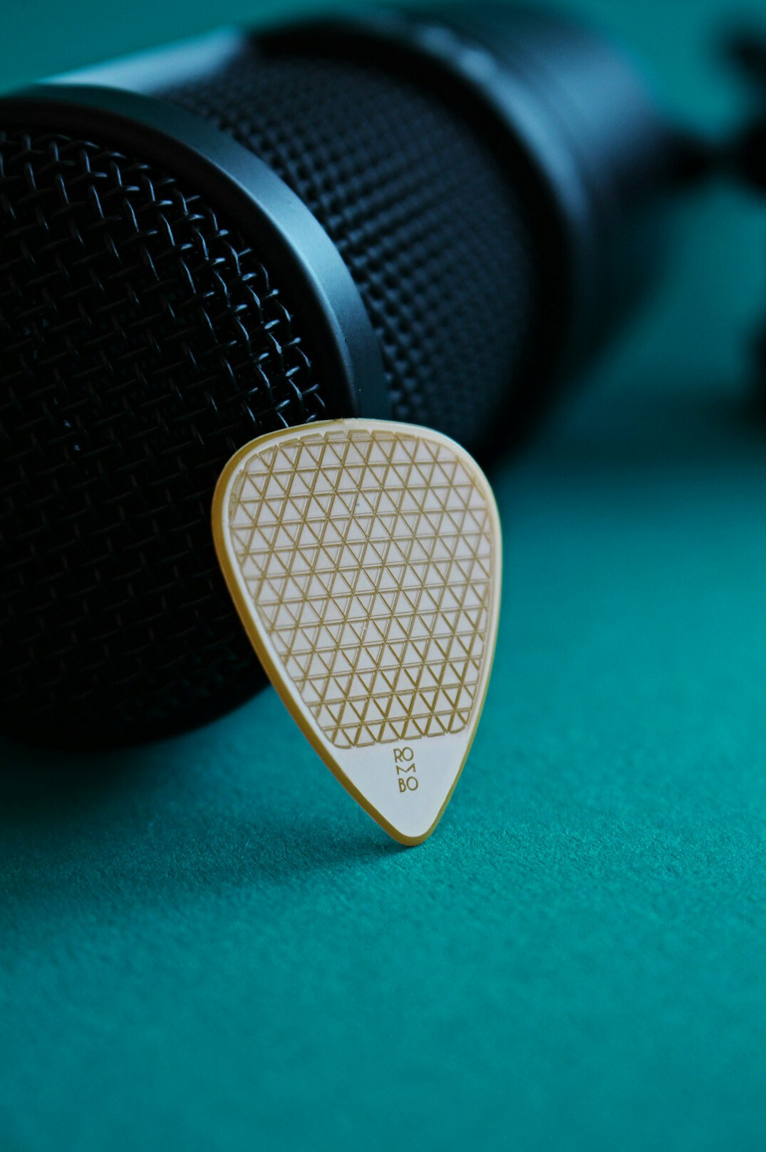 Studio microphone with pop filter