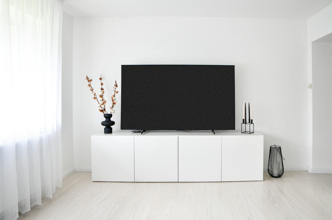 modern tv living room setup